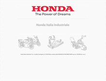 Tablet Screenshot of hia.hondaitalia.com